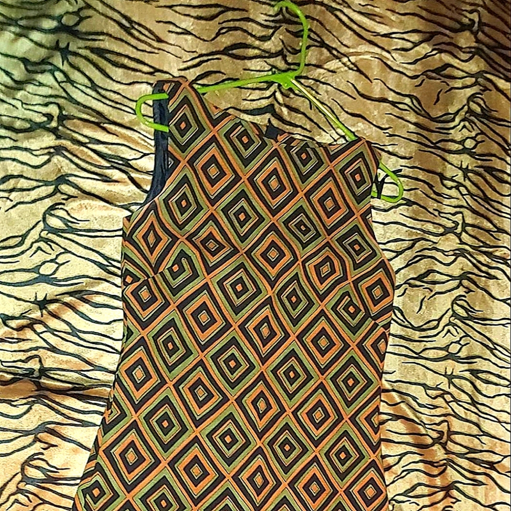 Prada Geometric Pattern Dress